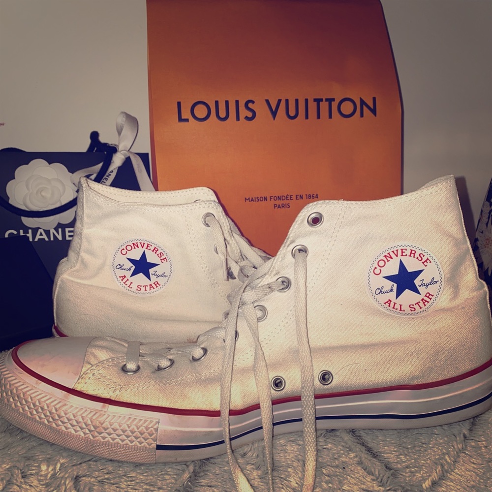 White high top converse